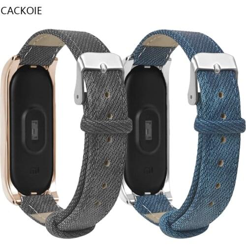 Leather Watchbands Black Rose Gold Case for mi band 4 strap For xiaomi mi band 3/4 bracelet Fashion Smart Wristband Accessories