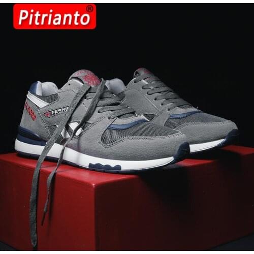 Men Casual Shoes Artificial Leather Lightweight Breathable Fashion Wear-Resistant Non-Slip Sneakers Comfortable Male Shoes