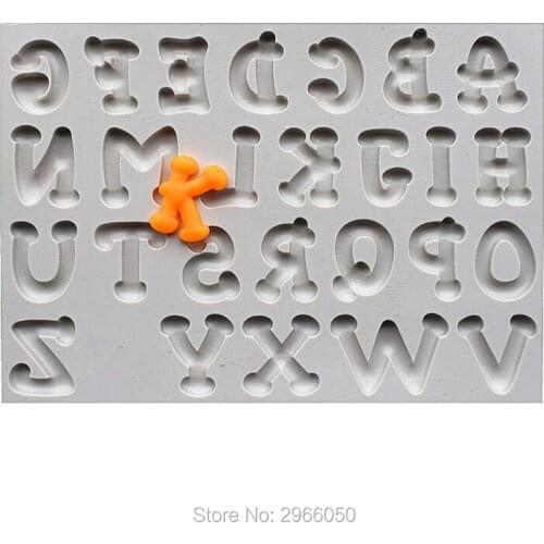 Cartoon Font Silicone Cake Mold, Cake Decorative Tool, Kitchen Accessories SQ1720