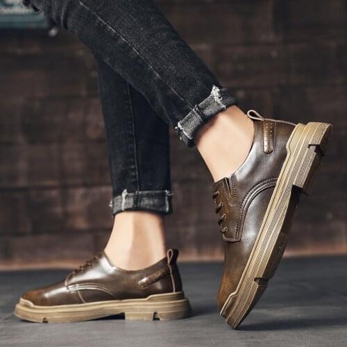 Mens Business Flats Fashion Mens Comfortable Lace up Oxford Men Genuine Leather Wedding Bride For Formal Party Dress Oxford