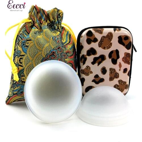 2021 new copa menstrual Reusable Disc Flat-fit Design Extra-Thin Sterilizing Silicone Menstrual Disk Tampon/Pad Alternative