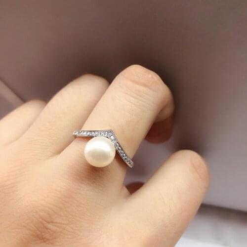 NEW ARRIVAL Ring Mountings Base Findings Adjustable Ring Jewelry Setting Parts Fittings for Pearl Agate Jade Crystal Coral Beads