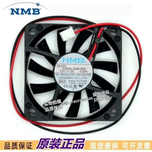 Original genuine DC12V0.25A 2404KL-04W-B40 wide 6CM thick 1CM ultra-thin cooling fan