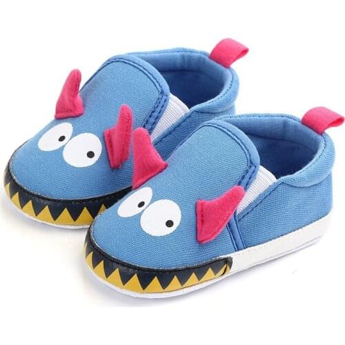 Baby cartoon canvas shoes newborn baby boy shoes soft sole crib shoes for baby girl infant shoes baby moccasins