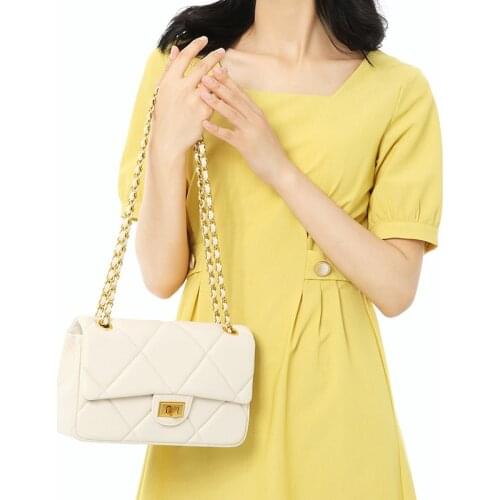 OUSSON Soft Leather Small Square Bag Fashion Crocodile Pattern Uderarm Bags Multifunctional Crossbody For Women