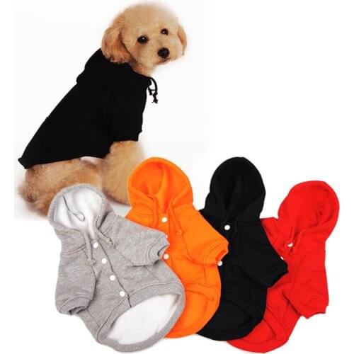 1 Piece New Fashion Dog Clothes Casual Puppy Kitten Hoodies Sweatshirt Autumn Dogs Pug Hooded Coat Pet Dogs Hoodies Accessories
