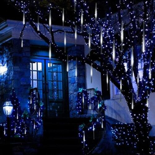 30cm Waterproof Meteor Shower Rain Tubes Led Lights 8 Tube String Lights For Outdoor Holiday Party Christmas Tree Decoration