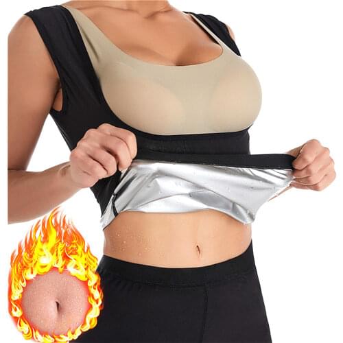 Women Body Shaper Vest Sweat Sauna Tank Tops Waist Trainer Slimming Vest Hot Thermo Corset Gym Fitness Shapewear Modeling Strap