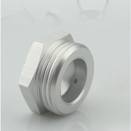 1" BSP Male Solid Aluminum Hex Head Plug End Cap For Pneumatic Manifold