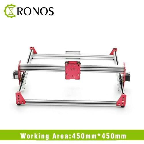 All Metal 45*45cm 500mW/2500mW DIY Laser Engraver Machine 45*45 Engraving Machine 2Axis Wood Router Mini Marking Machine