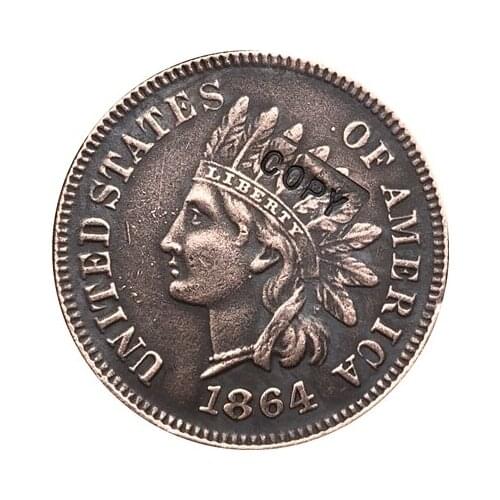 1864 Indian head cents coin copy