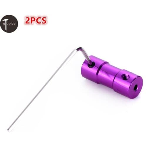 2PCS 2.3x4mm 3.17x4mm 4x5mm Coupler Aluminum Alloy Driving Flexible Shaft Coupling Coupler Motor Connector Coupler