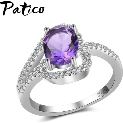 Great Oval Cubic Zirconia Finger Ring For Women/Lady 925 Stamped Sterling Silver Wedding Party Jewelry Rings Wholesale