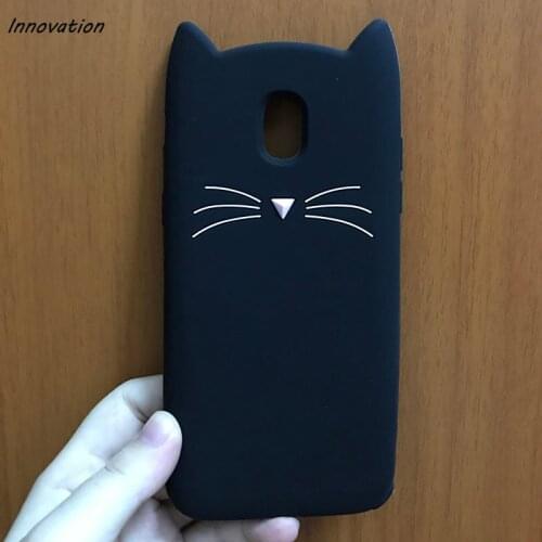 3D Cute Cartoon Soft Silicon Cat Phone Case For Samsung Galaxy J1 J3 J5 Fundas J7 A3 A5 A7 2017 2016 2015 Core Grand Prime Cover