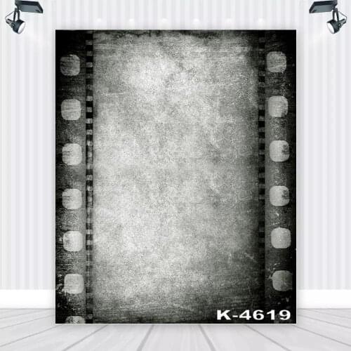 Black And White Film The End Movie Theater TV Photography Backdrops Personalized Photographic Background For Photo Studio