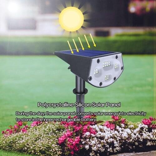 20LED Solar Powered Lawn Lamp Solar Garden Light Outdoor Lighting for Pathway Garden Yard Lawn Patio Drop shippiing
