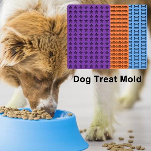 Dog Treat Mold Silicone Baking Mats Sheet Non-stick Bone Fish Shapes Biscuit Cookie Making Tool Bakeware Mold Pet Treats Pan