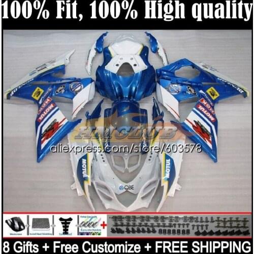 Injection For SUZUKI GSXR1000 K9 GSXR-1000 09 10 11 12 13 14CL.26 GSXR 1000 2011 2012 2013 2014 2015 2016 Fairings Pearl blue