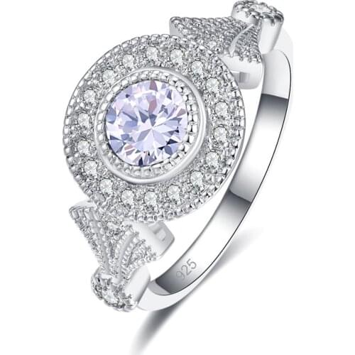 Jrose 2019 New Arrivals Ring for Women Trendy Women Gift Size 6 7 8 9 Engagement Wedding 925 Silver Rings for Women