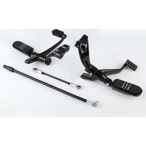 Motorcycle Forward Control Foot Peg Foot Rests Support Bracket Kit For Harley Sportster XL 883 Iron 1200 Custom 2014-2019