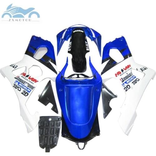 AT12 Fairing kits for Suzuki 2000-2002 GSXR1000 K1 K2 motorcycle road racing fairings AT55 00 01 02 GSXR 1000 blue white