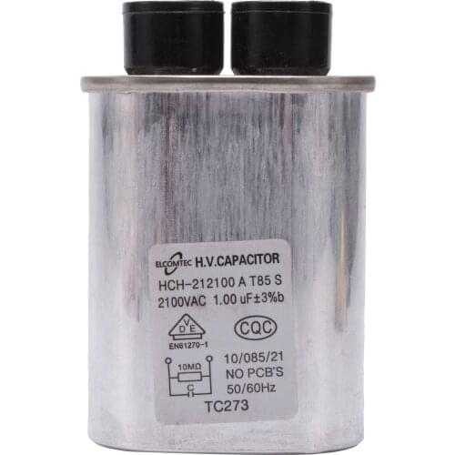 DR1 microwave oven capacitor 1UF 2100V explosion proof running motor start washing machine capacitor for household appliance