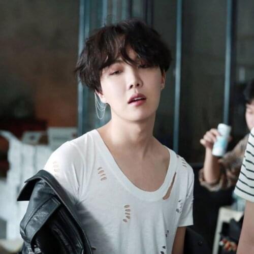 Jewelry Korean Hip Hop Titanium Steel Chain Threader Drop Cuff Earrings Unisex E56A