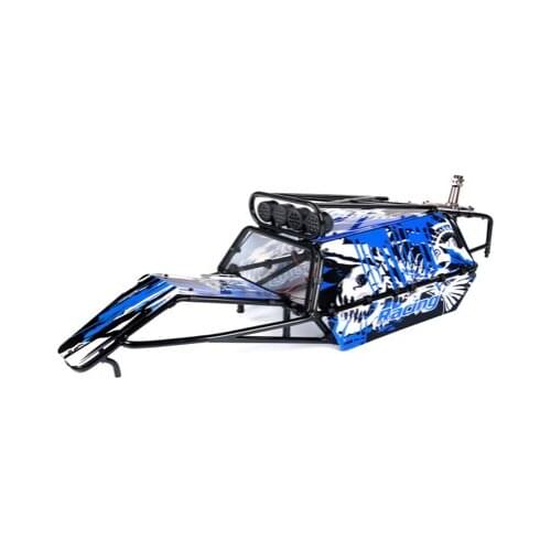 Red blue 1/5 off road buggy roll cage with lights set body panels set for 1/5 rovan off road 360 GT01 GT02 car