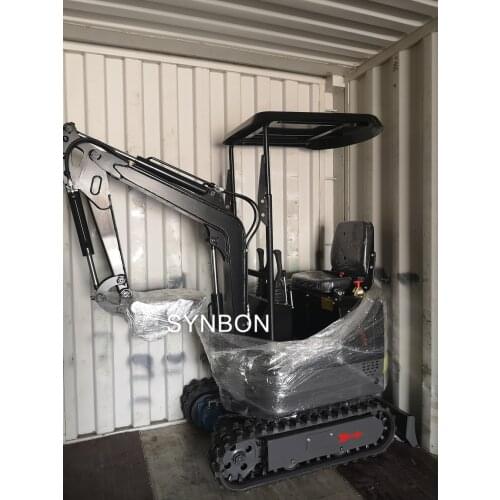 SYNBON Mini Digger Crawler Excavator 1ton for Gardening Construction mini excavator