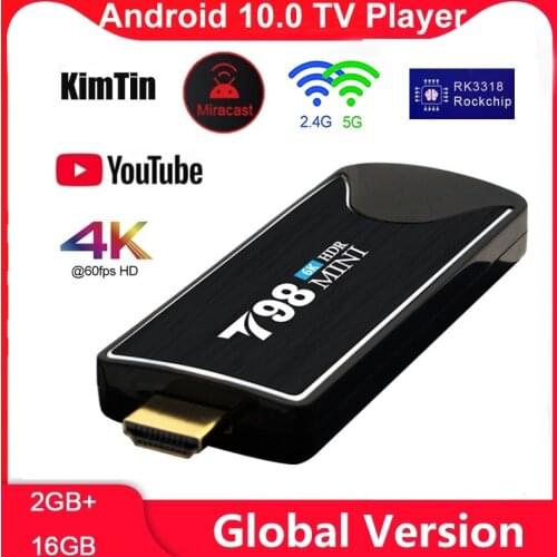 KimTin MK809 IV PRO TV Dongle Rockchip RK3229 Quad Core Cpu Penta-core Android 7.1 RAM 2GB ROM 8GB Bluetooth 4K H.265 TV Stick