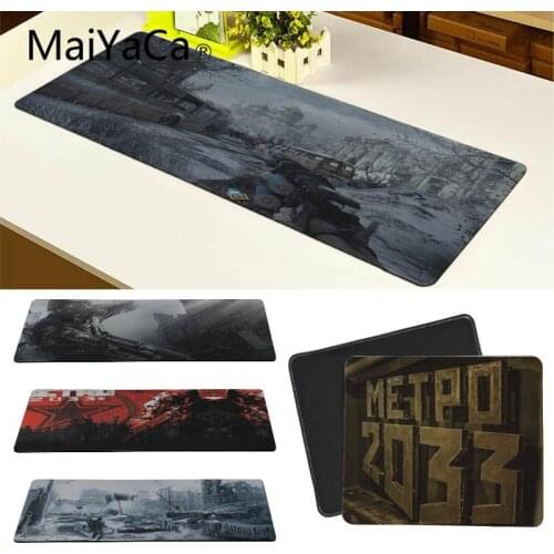 MaiYaCa New Arrivals Metro 2033 Comfort Mouse Mat Gaming Mousepad Large Gaming Lockedge Mouse Mat Keyboard Pad