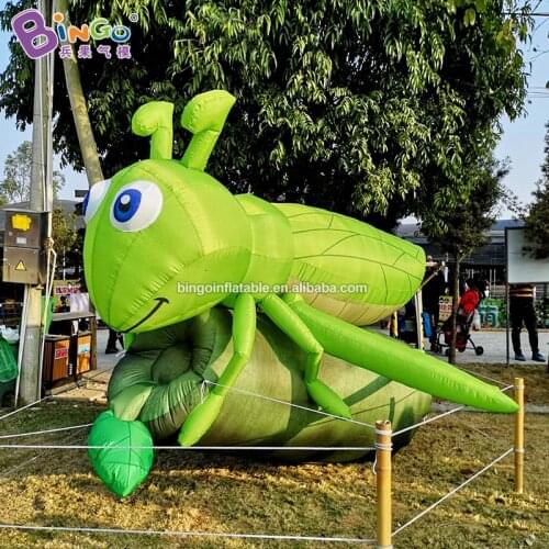 Adorable 2.7x3 meters inflatable grasshopper for event decoration / Cartoon grasshopper balloon toys