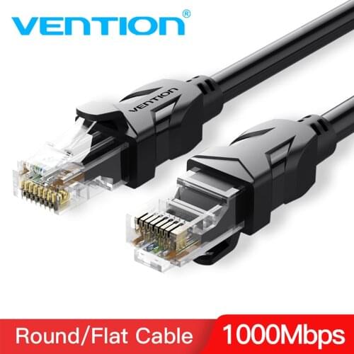 Vention Ethernet Cable Cat6 Lan Cable UTP CAT 6 RJ 45 Network Cable 10m/20m/40m Patch Cord for Laptop Router RJ45 Network Cable