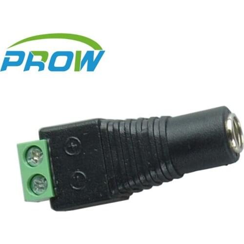 [PR] Female Mark Polarity DC Power Jack Connector Adapter For 5050 3528 Single Color LED Strip Light Connectors Free Shipping