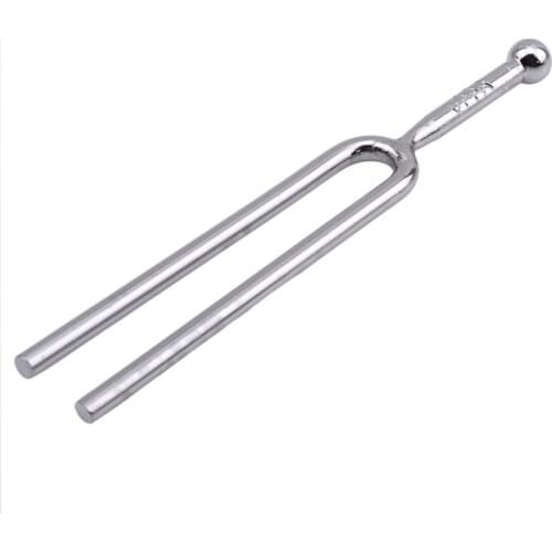 Instrument Tuner Silver Tone Metal Tuning Fork 523Hz