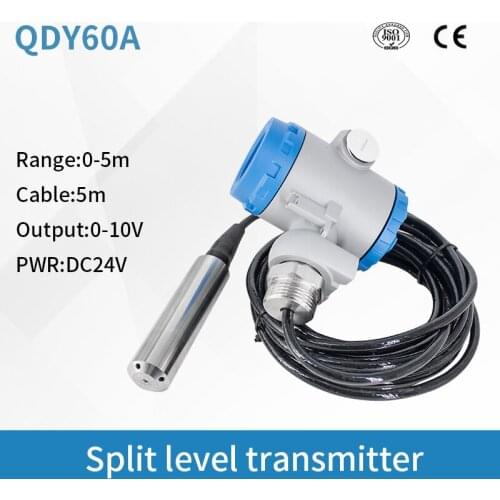 QDY60A 0-5V Hydrostatic liquid water tank level sensor diesel fuel tank level transmitter oil tanks level sensor