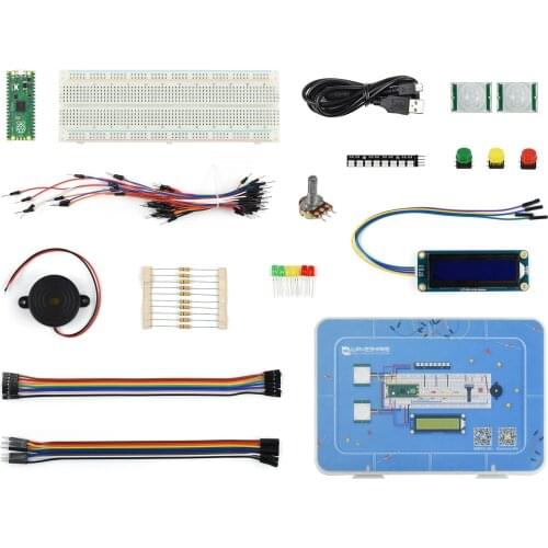 Raspberry-Pi-Pico-Basic-Kit,introductory learning kit specially designed for Pico,MicroPython Programming Learning Kit
