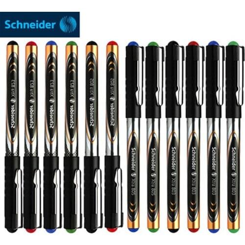 3 Pcs Schneider Xtra 803 Gel Pen Roller Ball Pen Signing Student Exam 0.3mm Needle tip Black/Blue/Red Office and School supplies