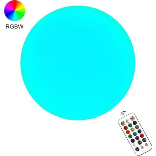 LED Light Ball Inflatable Growing Ball Remote Control LED Colorful Flash Beach Ball for Swimming Pool Party Decoration