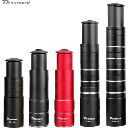 DEEMOUNT Mountain Bike Bicycle Stem Height Extender Handlebar Rise Up Adapter Aluminum Alloy Spacer Cycling Part 100mm 28.6mm