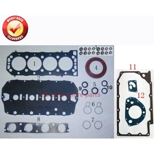 18K4G 18K4F Engine Full gasket set kit for MG MGF RD TF 135 TF 120 ROVER 75 RJ 200 RF 1.8L 1.8T 1995-09 LVQ000120 50186200