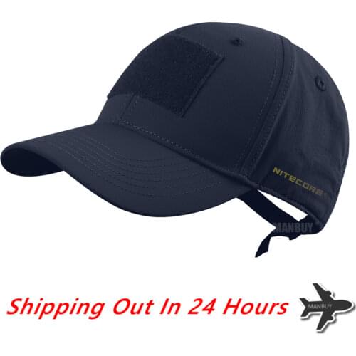2020 NITECORE Combat Cap NDH10 Extermely Dry Experience for Outdoor Sport Camping Hiking Fishing Hunting Accessory Free Shipping