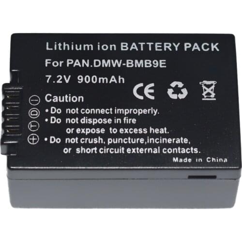 DMW-BMB9E Battery for Panasonic Lumix DMC-FZ40 FZ45 FZ150 FZ100 FZ47 Camera BMB9