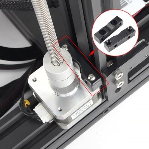 3D Printer Parts Aluminum Alloy Z axis Stepper Motor Mount Block for Ender 3/ Ender 3 Pro/CR-10 Series Upgrade Kit