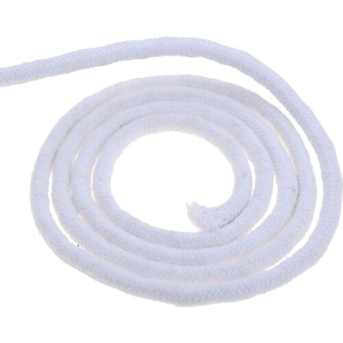 1PC 10m diameter 8mm Lamp Wick DIY long candle wick flat woven cotton wick