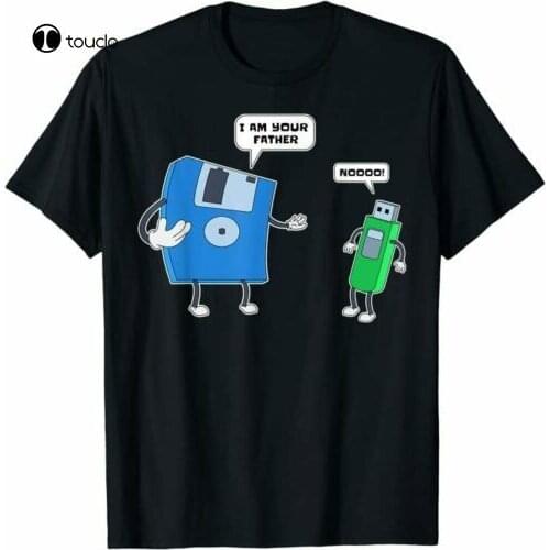 Computer Engineering I Father & Son Floppy Disk Engineer T-Shirt Tee Shirt