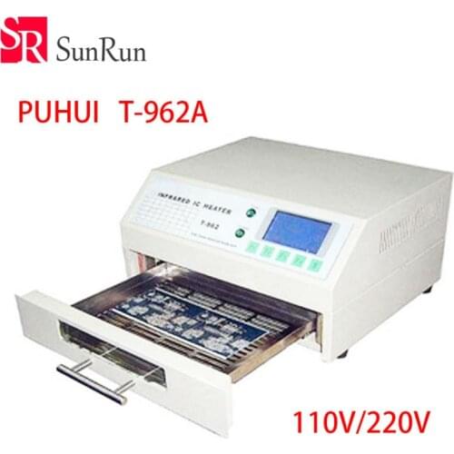 PUHUI T-962A Infrared IC Heater T962A Reflow Oven BGA SMD SMT Rework Sation T 962A Reflow Wave Oven