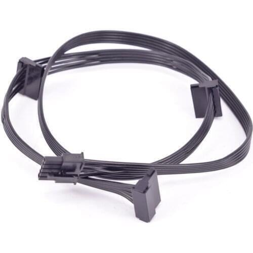 5Pin to 3 Ports SATA Straight Right Angle Power Supply Cable for Cooler Master Silent Pro M2 1500W 1000W 850W