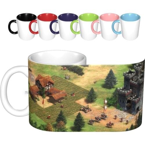 Age Of Empires 2 Ceramic Mugs Coffee Cups Milk Tea Mug Age Of Empires Aoe Age Of Empires 2 Retro Pc Game Pc Gaming Old School