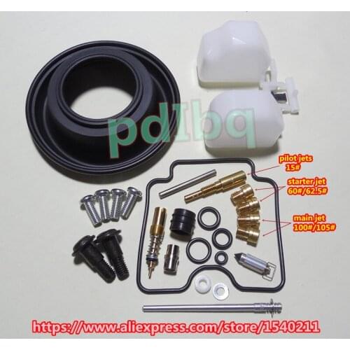 1 set of $ 25)2001~06 version Bandit GSF1200 motorcycle Mikuni carburetor repair kit Kit With Vacuum diaphragm and float